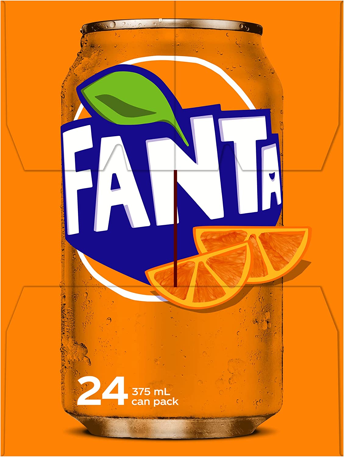 Fanta Orange Soft Drink Cans 24 x 375 ml