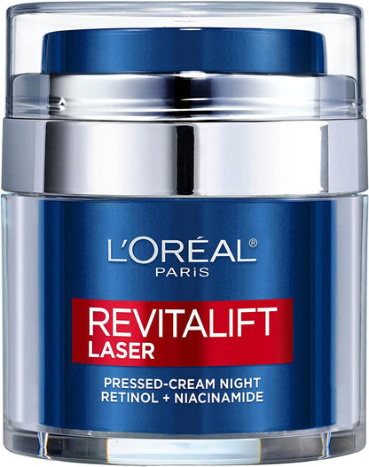 L'Oreal Paris Revitalift Laser x3 Retinol And Niacinamide Pressed Night Cream 50ml