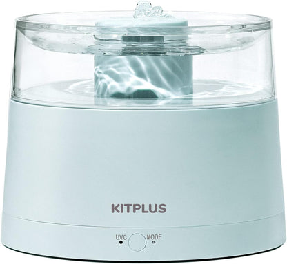 Cat Water Fountain with Wireless Pump, [Separation of Water and Electricity] [99.99% Safe and Clean] Automatic Cat Fountain , Smart Modes, Easy to Clean, Ultra Quiet Pet Water Fountain -KITPLUS