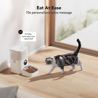 PETLIBRO Automatic Cat Food Dispenser, Automatic Cat Feeder with Customize Feeding Schedule, Interactive Voice Recorder, Timed Pet Feeder for Cat & Dog