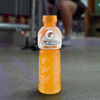 Gatorade No Sugar Orange Sports Drink 12 x 600ml Bottle