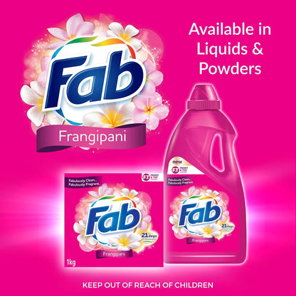Fab Fresh Frangipani Laundry Powder Detergent 4Kg