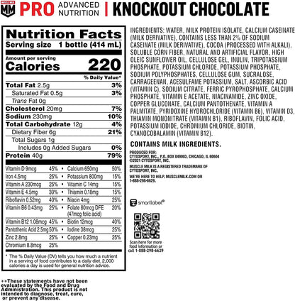 Muscle Milk Pro Advanced Nutrition Protein Shake & Pro Advanced Nutrition Protein Shake