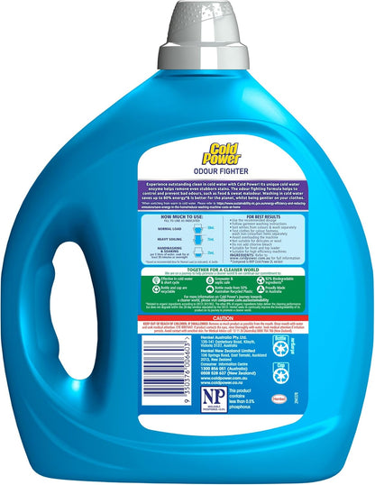 Cold Power Laundry Detergent Liquid Odour Fighter 4L