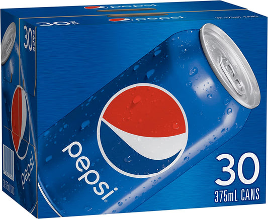 Pepsi Regular Soft Drink 30 x 375ml