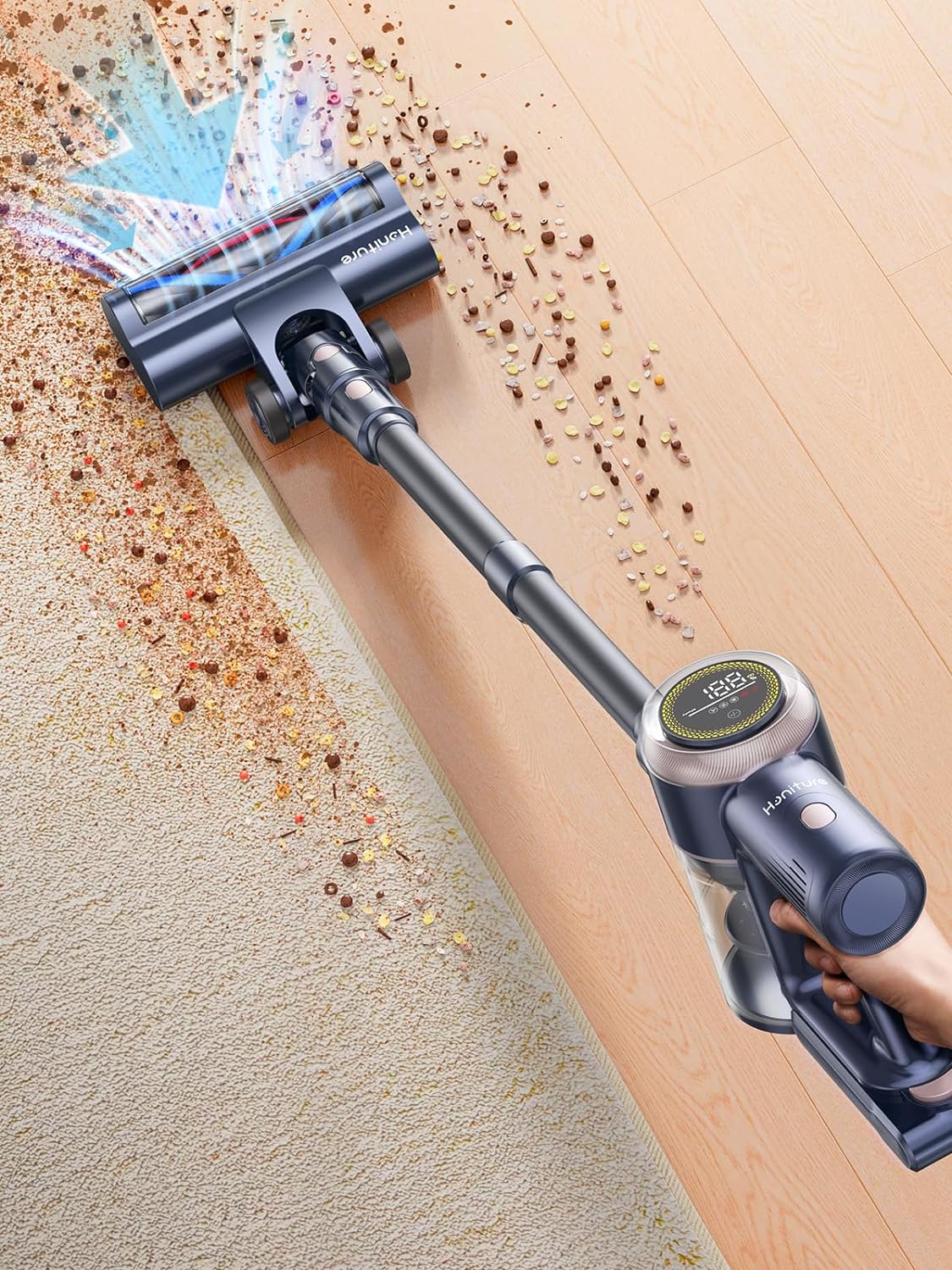 Honiture Cordless Vacuum 25KPa Powerful Suction Stick Vacuum