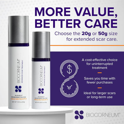 Advanced Scar Treatment with Silishield® & SPF 30 50g – Made in the USA