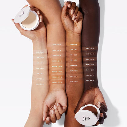 Camo Powder Foundation, Lightweight, Primer-Infused Buildable & Long-Lasting Medium-to-Full Coverage Foundation, Medium 330 W