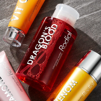 Rodial Dragon's Blood Micellar Cleansing Water, Ultra-Hydrating Formula, Refreshing and Purifying Cleansing Water, Niacinamide for Decongesting Pores, Hyaluronic Acid Cleansing Water