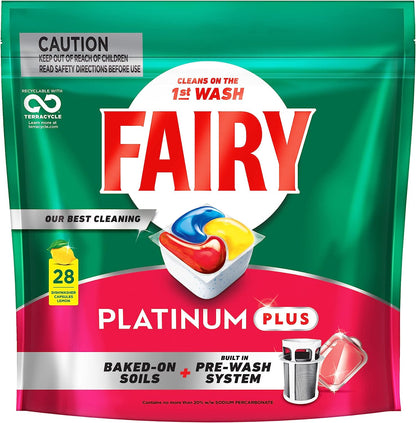 Fairy Platinum Plus Dishwasher Tablets 168 Pack