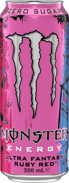 Monster Energy Drink Ultra Fantasy Ruby Red 24 x 500ml