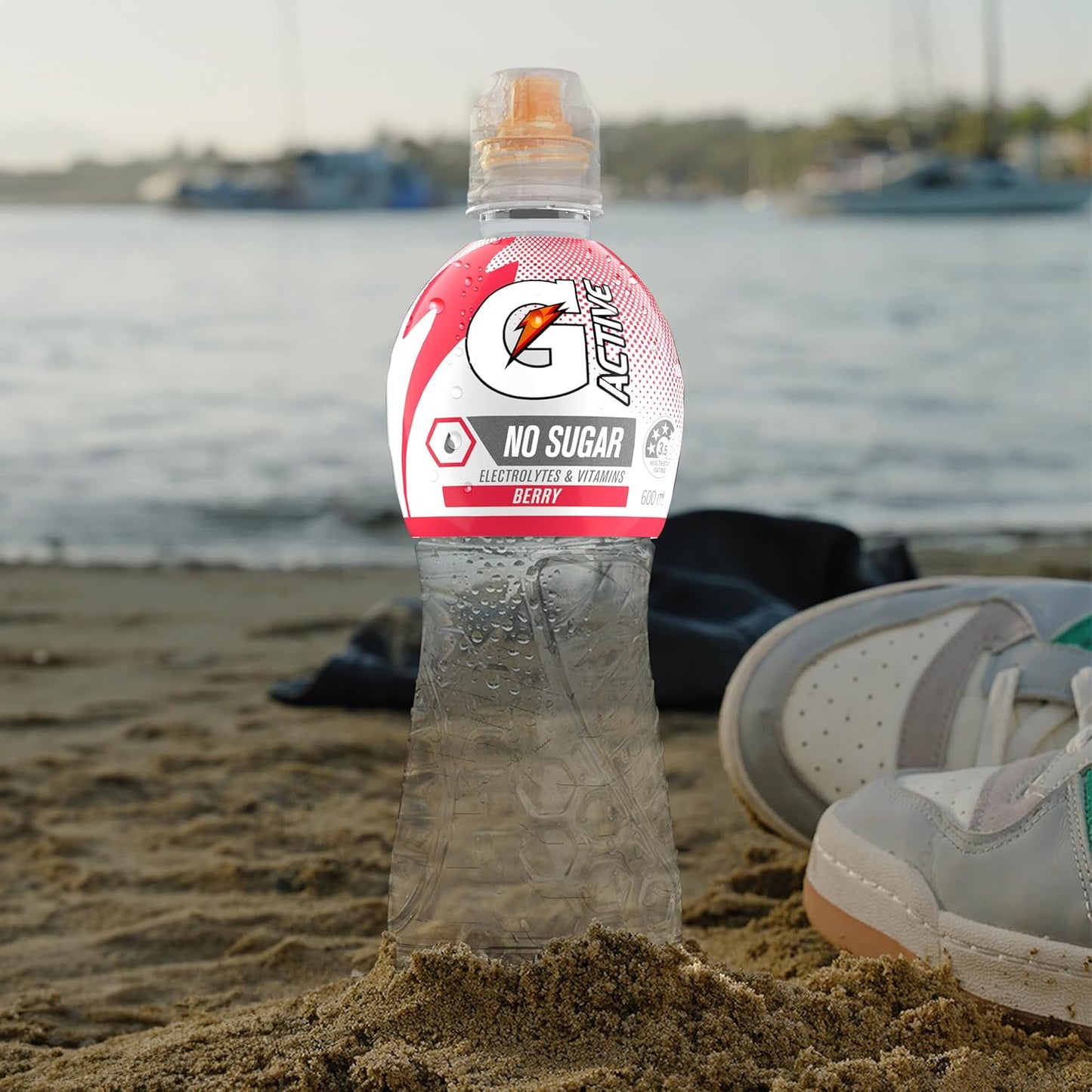 Gatorade G-Active Berry Flavoured Electrolyte Water, 12 x 600ml