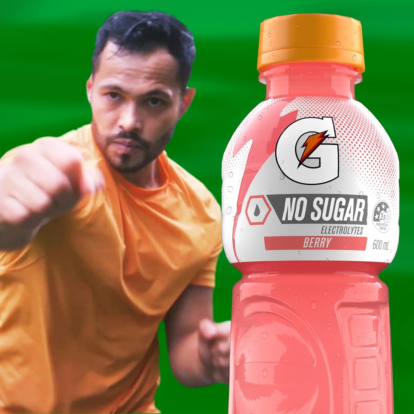 Gatorade No Sugar Berry Sports Drink 12 x 600ml Bottle