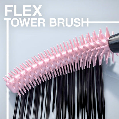 Lash Sensational Sky High Washable Mascara Makeup, Volumizing, Lengthening, Defining, Curling, Multiplying, Buildable Formula, Blackest Black, 1 Count