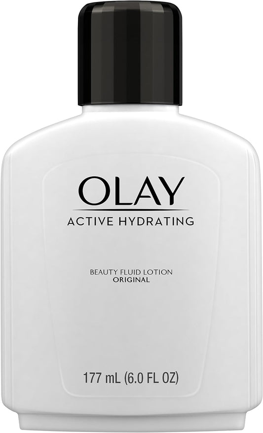 Olay Face Moisturizer by , Active Hydrating Beauty Moisturizing Lotion, 6 fl oz (Pack of 2)