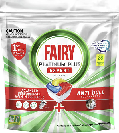 Fairy Platinum Plus Dishwasher Tablets 168 Pack