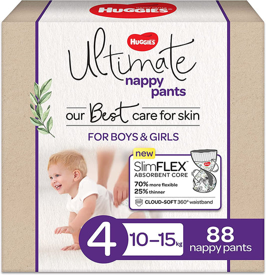 Huggies Ultimate Nappy Pants Size 6 (16kg & Over) 88 Nappies