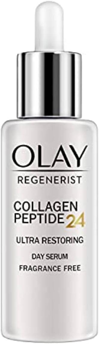 Olay Collagen Peptide24 Serum 40 ml with Vitamin B3 and Collagen Peptides for Strong & Radiant Skin without Perfume Fragrance-Free Serum for Women
