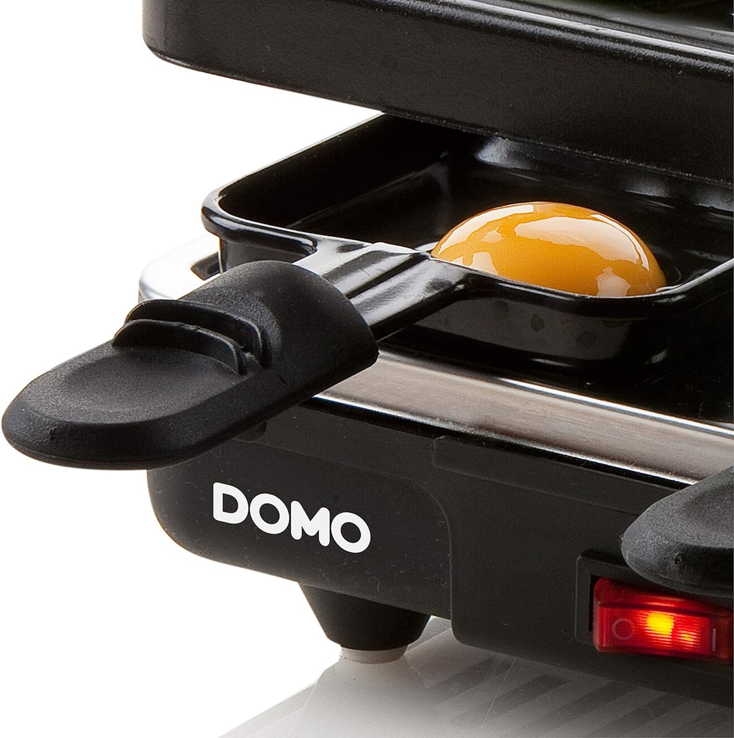 Domo DO9147G Raclette Grill, Alloy Steel, 600 W, Black
