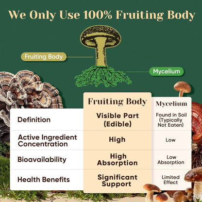 Venture Pal 16 in 1 Mushroom Powder (90 Servings) - 1,557,000mg Mushroom Coffee