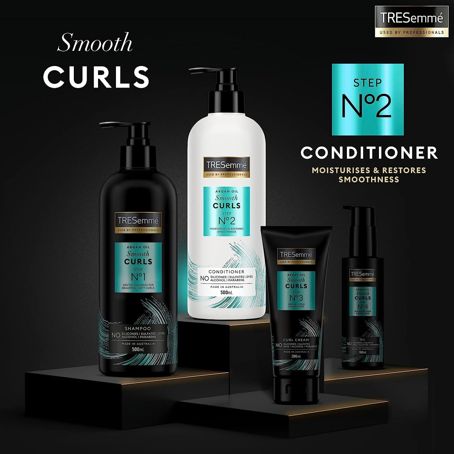 TRESemmé Smooth Curls Conditioner 500 ML with Argan Oil