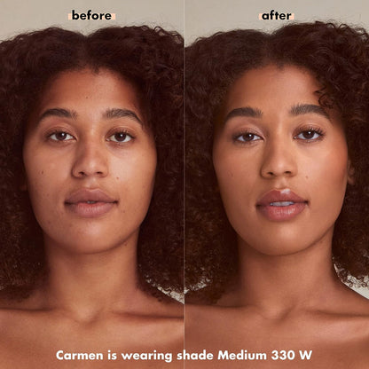 Camo Powder Foundation, Lightweight, Primer-Infused Buildable & Long-Lasting Medium-to-Full Coverage Foundation, Medium 330 W