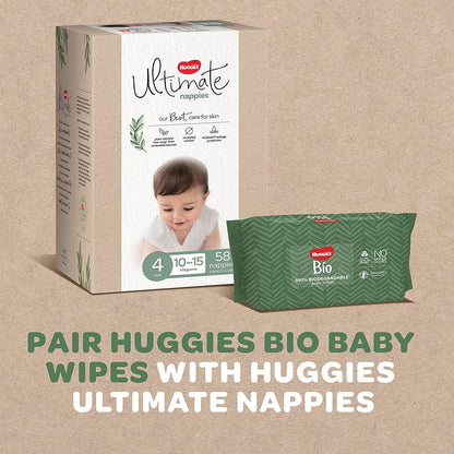 Huggies Bio Baby Wipes 256 Count