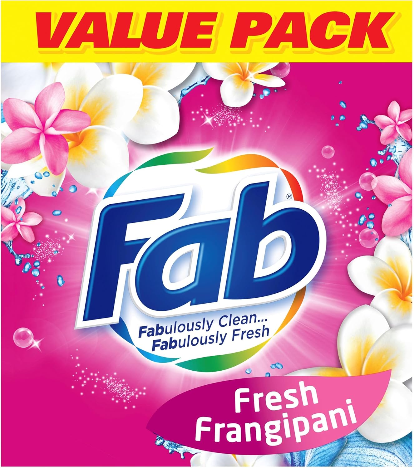 Fab Fresh Frangipani Laundry Powder Detergent 4Kg