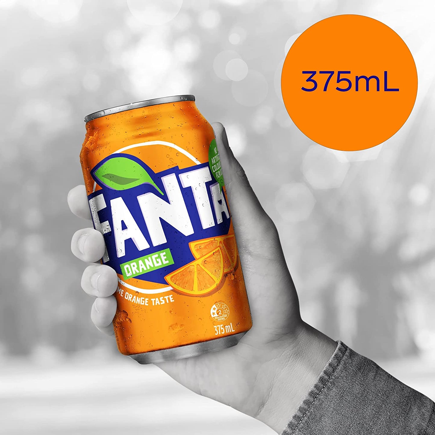 Fanta Orange Soft Drink Cans 24 x 375 ml