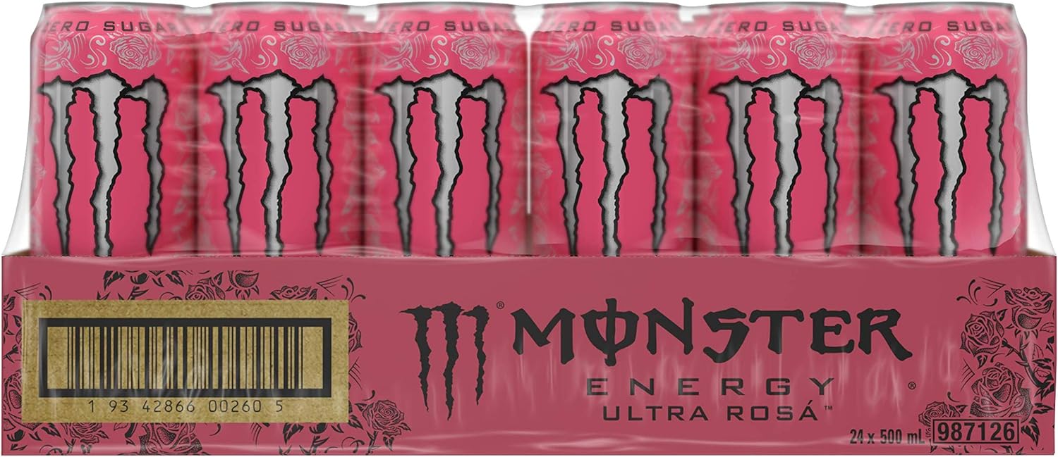 Monster Energy Ultra Rosa 24 x 500mL – Shopperss