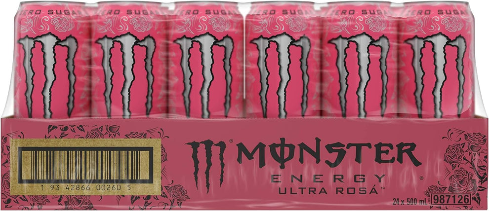 Ultra Rosa Color Monster Energy Ultra Rosa 24 x 500mL – Shopperss