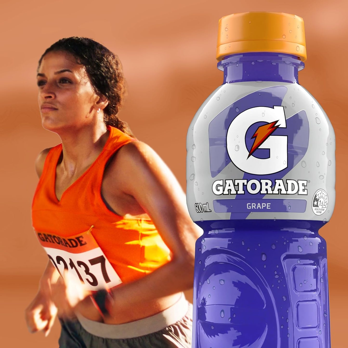 Gatorade Fierce Grape Sports Drink, 12 x 600ml