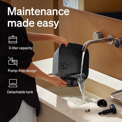 PETLIBRO Upgrade Cat Water Fountain Stainless Steel Tray, Dockstream 2 Cat Fountain Indoor, 3L/101oz