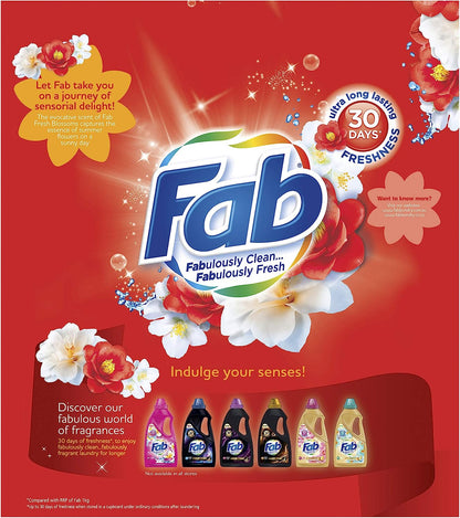 Fab Fresh Blossoms, Laundry Detergent Washing Powder 4KG