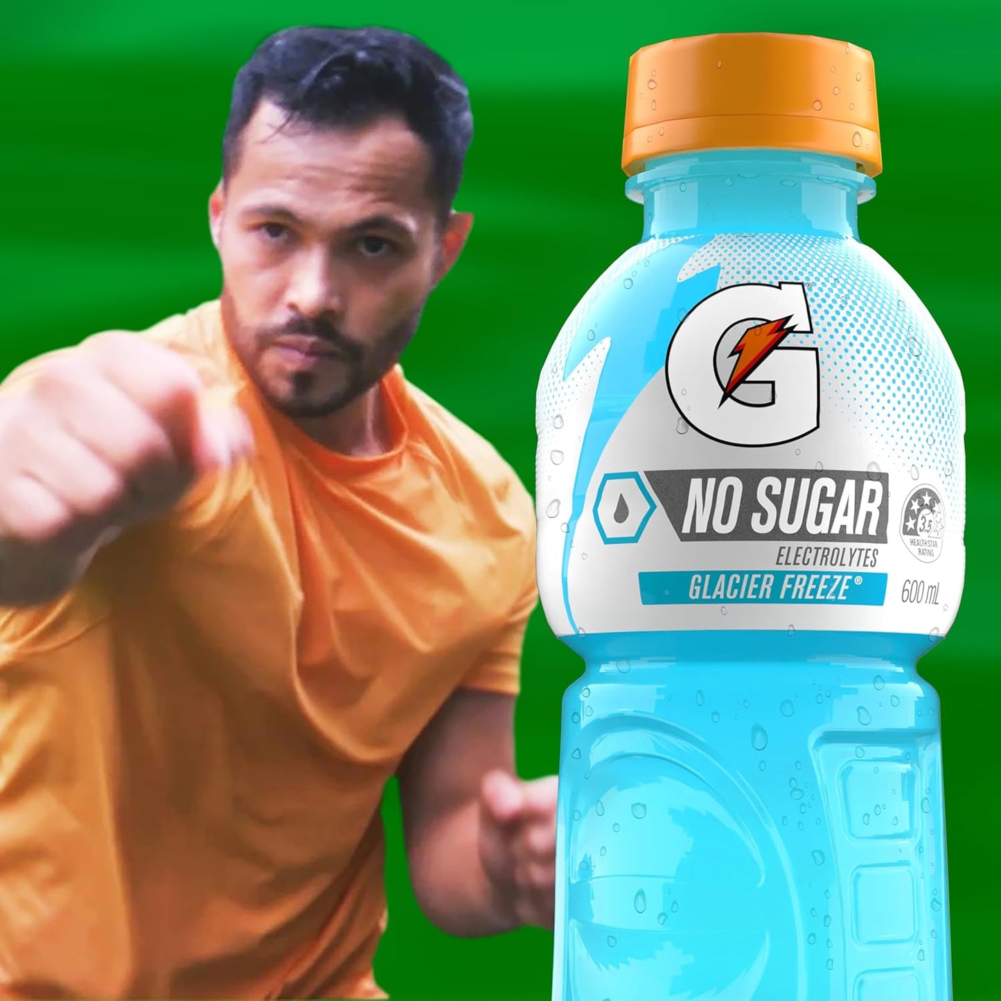 Gatorade No Sugar Glacier Freeze Sports Drink 12 x 600ml Bottle
