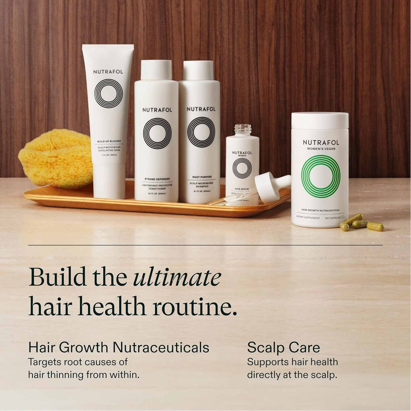Nutrafol Shampoo, Cleanse and Hydrate Hair and Scalp, Improves Hair Volume, Strength and Texture 240ML