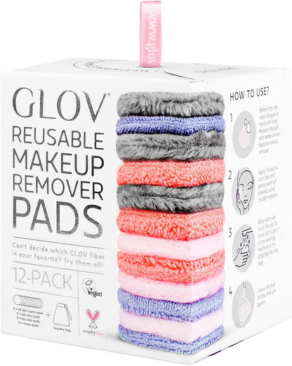 Washable Make-Up Removal Pads, Reusable Make-Up Wipes, Environmentally Friendly Wash Pads, Microfibre Only