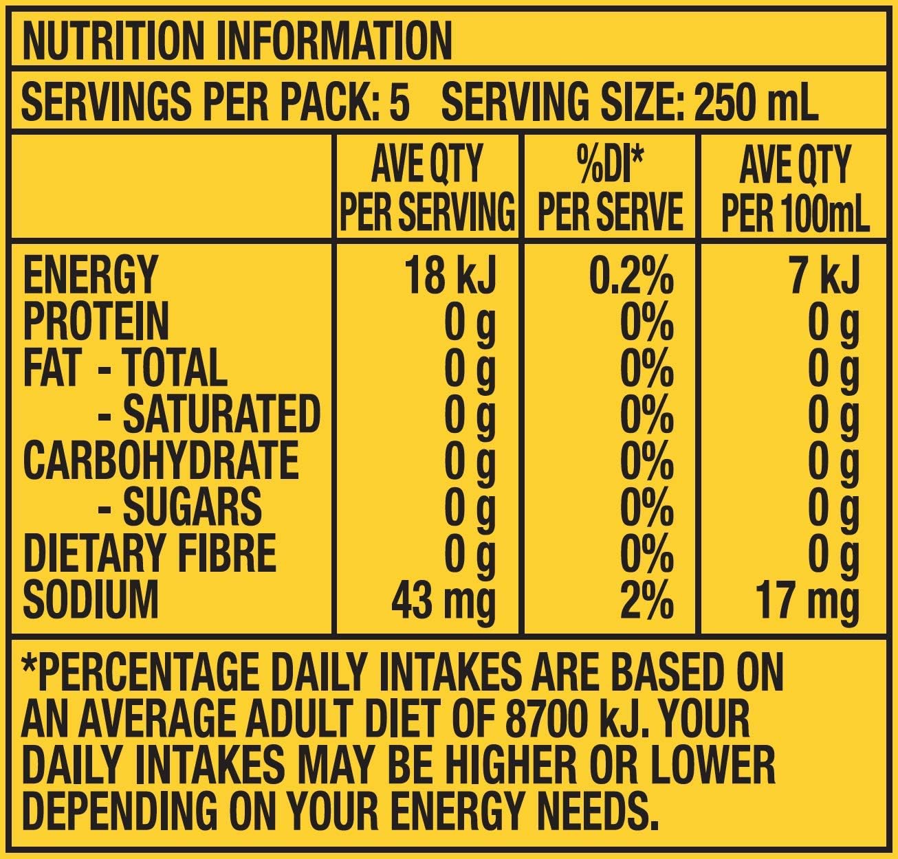 Solo Lemon Zero Sugar Soft Drink, 12 x 1.25L