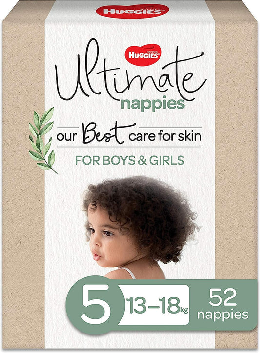 Huggies Ultimate Nappies Size 5 (13-18kg) 52 Count