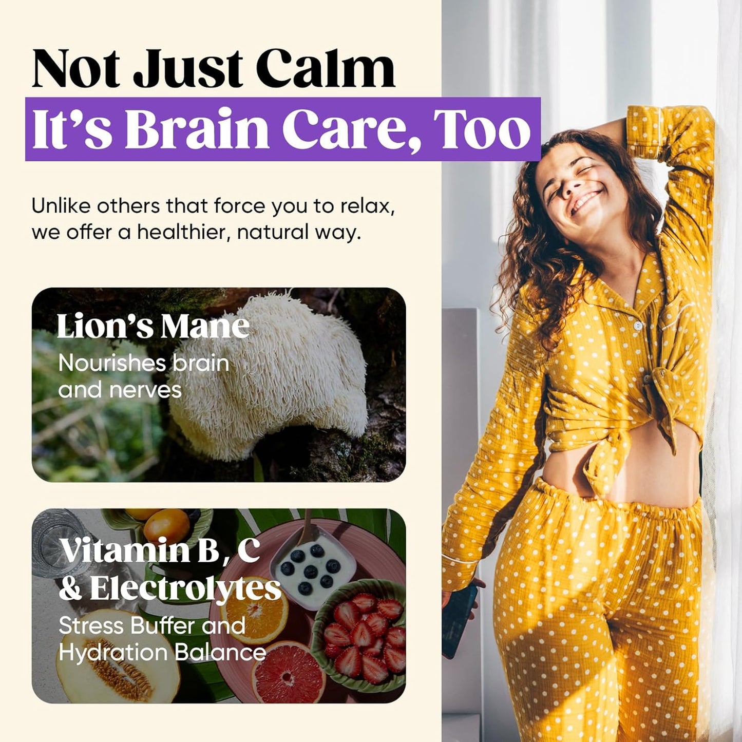 Venture Pal Calming Powdered Drink Mix, Magnesium Glycinate,sugar free