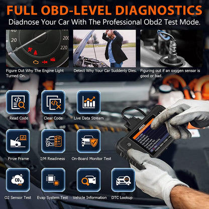 ANCEL FX2000 OBD2 Scanner, Car Scanner ABS SRS Transmission Airbag OBDII Scanner Diagnostic Tool