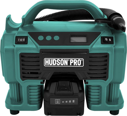 Hudson Pro 23003 18V Lithium Ion Deflator Inflator, Teal