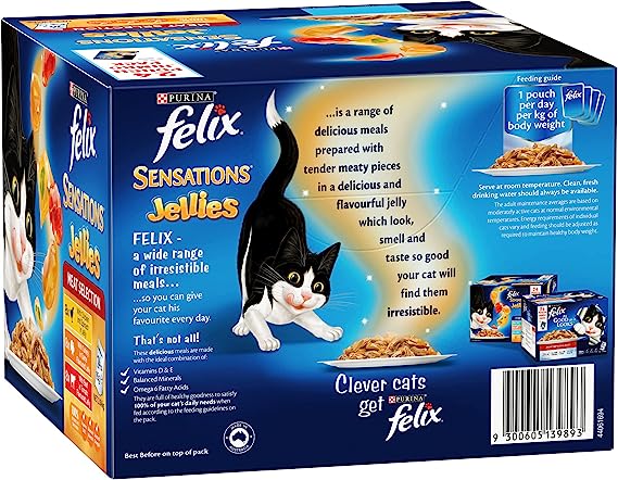 FELIX Sensations Jelly Meaty 48x85g Shopperss felix-sensations-jelly-meaty-48x85g-shopperss