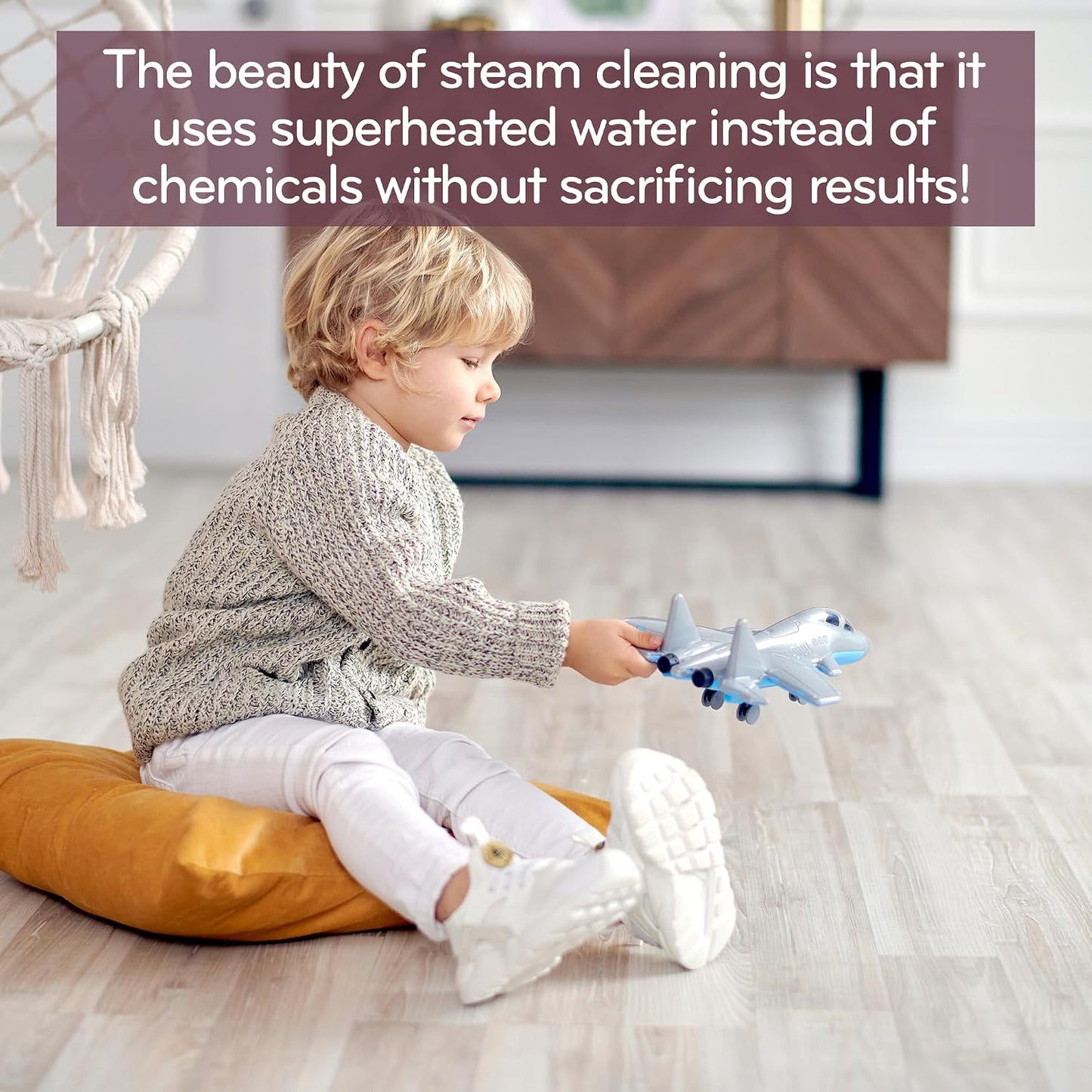 H2O HD Steam Mop & Handheld Steam Cleaner | 3-in-1 Floor Steamer | 1500W Power & 450ml Removable Tank