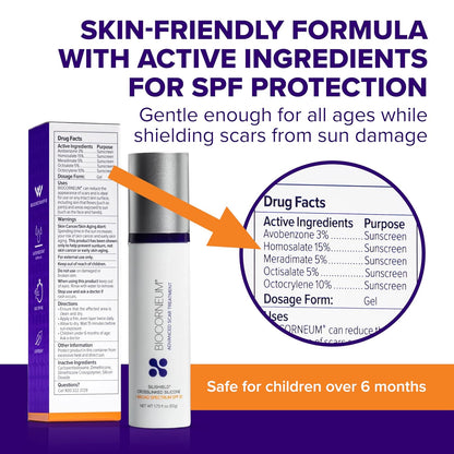 Advanced Scar Treatment with Silishield® & SPF 30 50g – Made in the USA