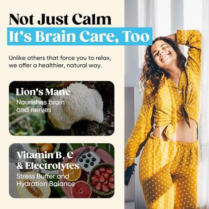 Venture Pal Calming Powdered Drink Mix, Magnesium Glycinate, Ashwagandha,sugar free