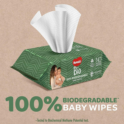 Huggies Bio Baby Wipes 256 Count