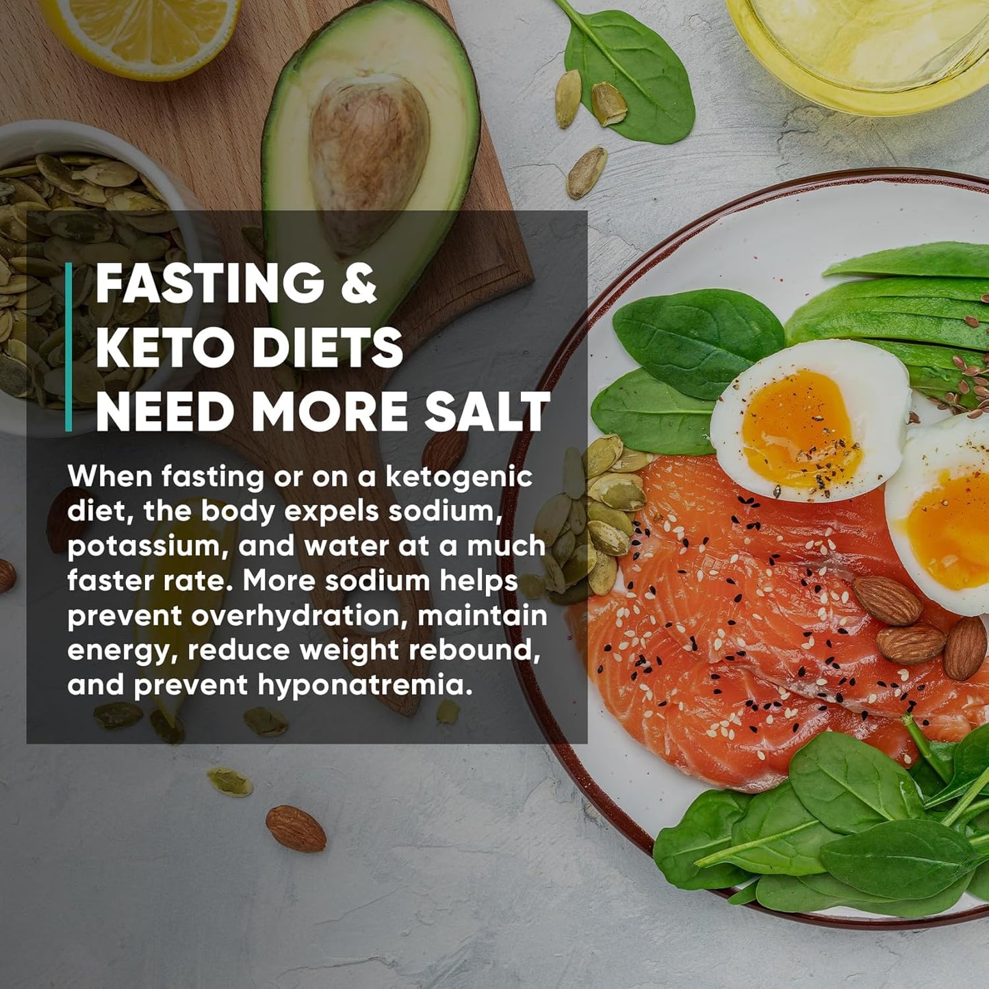 Venture Pal High Sodium Sugar Free Electrolytes Powder Pack,Zero Calories - 30 Sticks