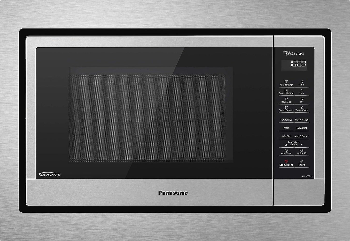 Panasonic 32L 1100W Inverter Sensor Microwave Oven, Stainless Steel (NN-ST67JSQPQ)