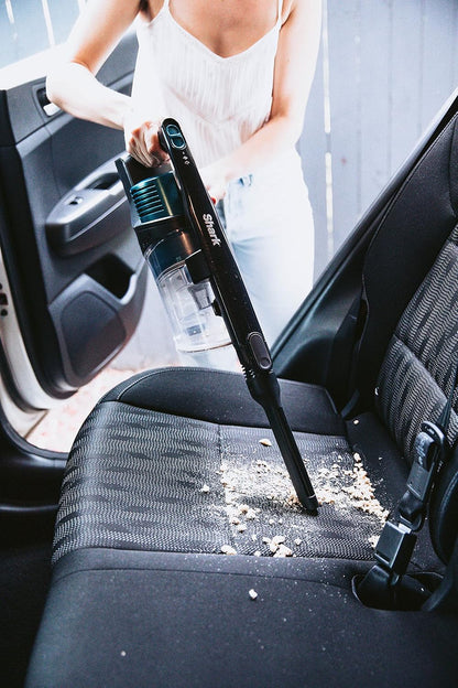 Shark Cordless Vacuum with Self Cleaning Brushroll, 3 Cleaning Modes, 40 Mins Runtime, Transforms Into Handheld, IZ102, Peacock Blue & Charcoal Grey